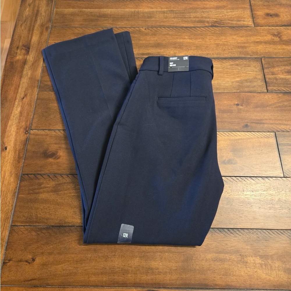 Express Women’s Columnist Boot High Rise Pants Size 12 *NWT* Color - Dark Blue